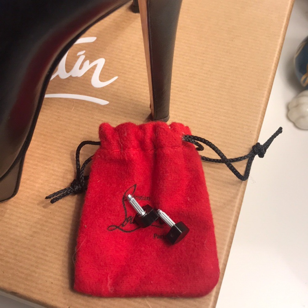 Christian Louboutin Bianca 140 Black 36.5 - Picture 6 of 6